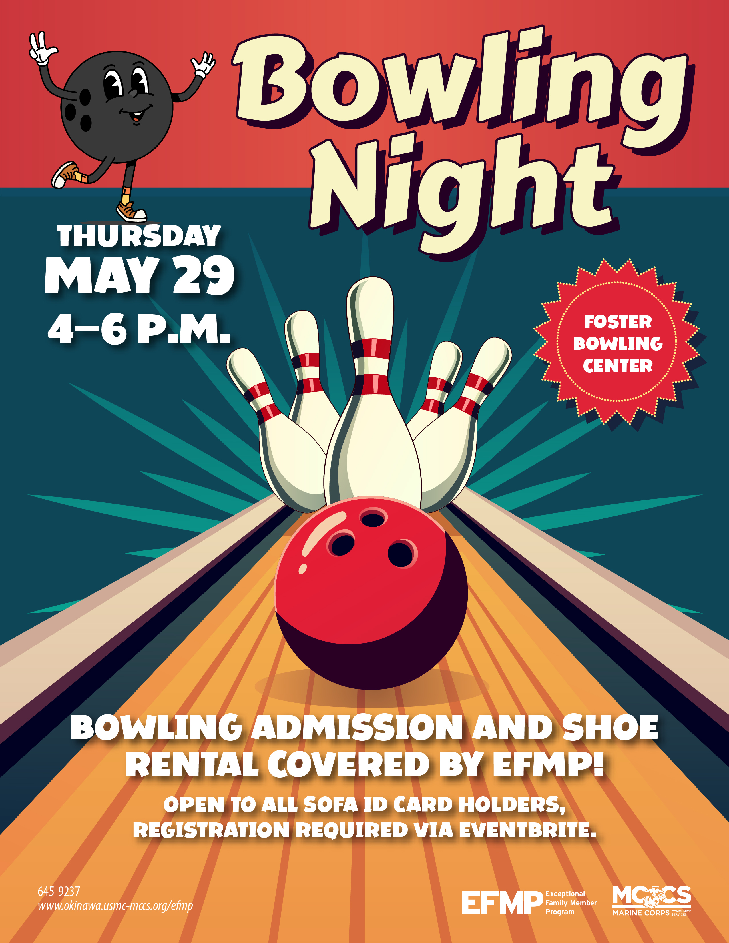 Bowling Night Advertisement