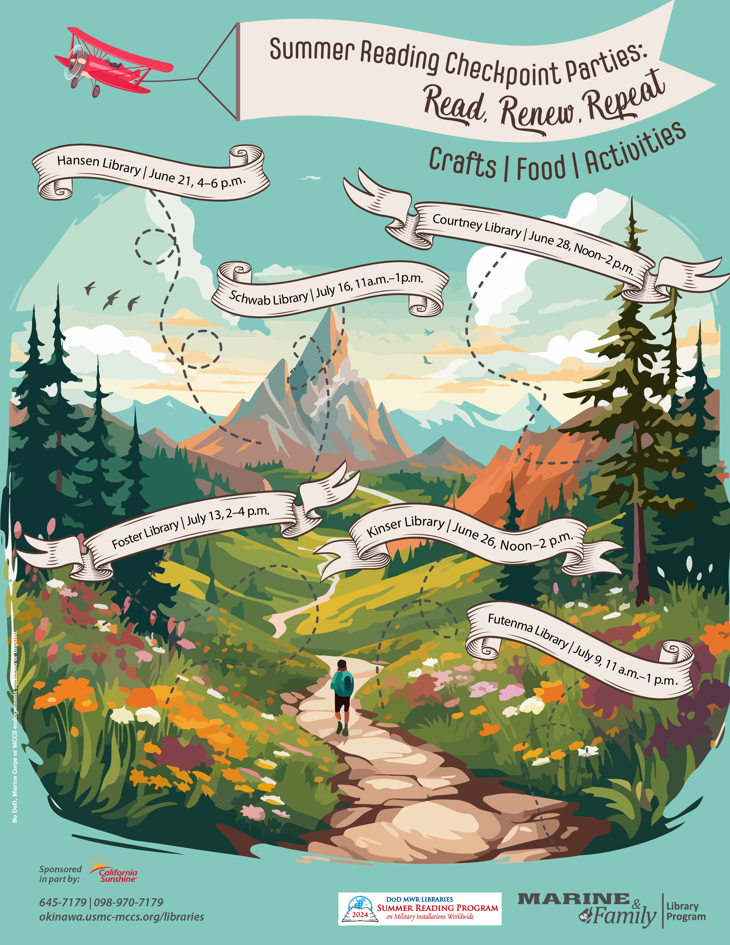 Library Party Advertisement