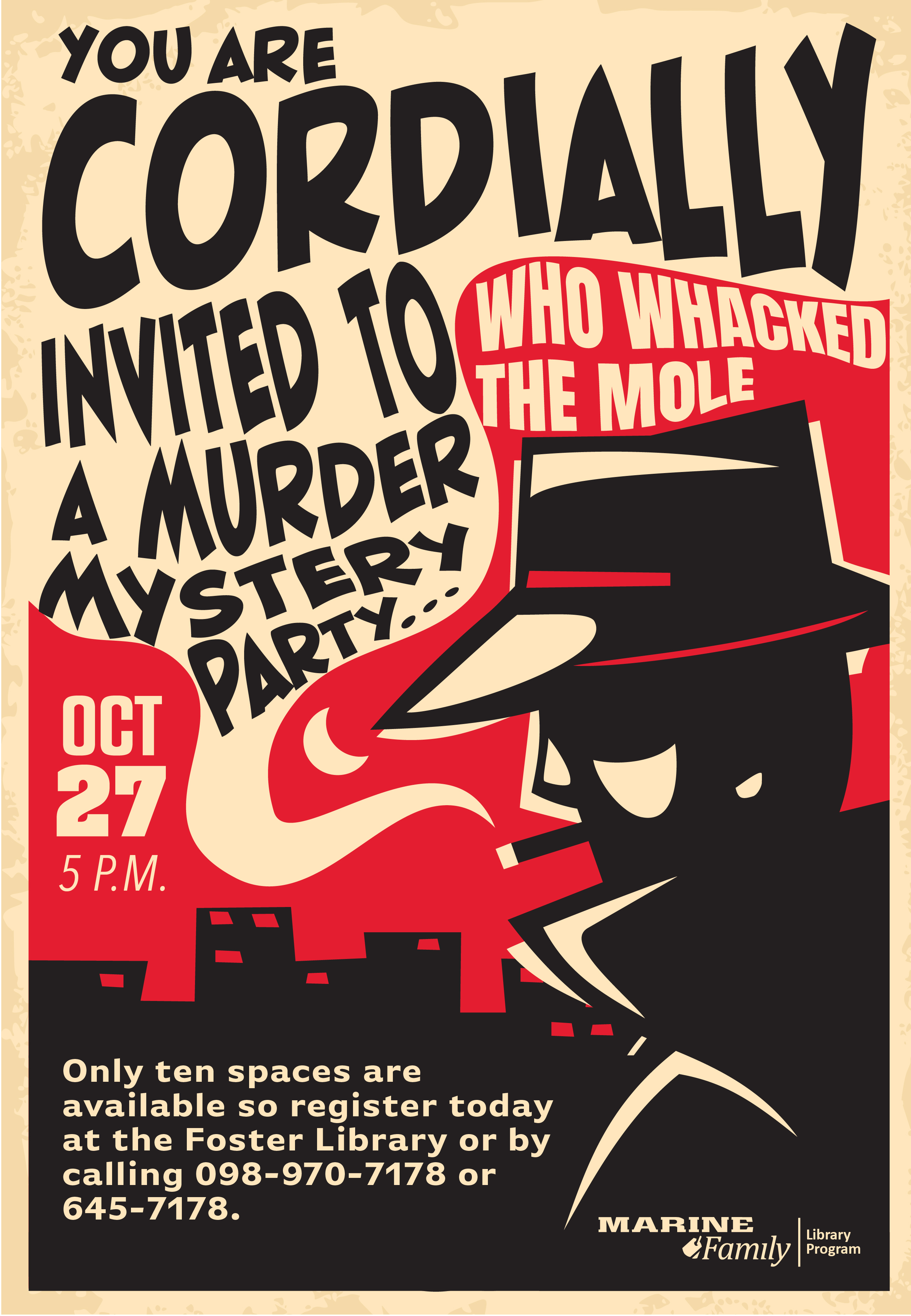 Murder Mystery Advertisement